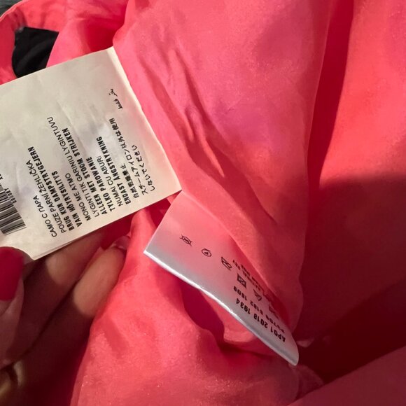 $2700 PRADA TEXTURED DUCHESS A-LINE NEON PINK DRESS SIZE 44 IT / 8 US - Picture 10 of 11